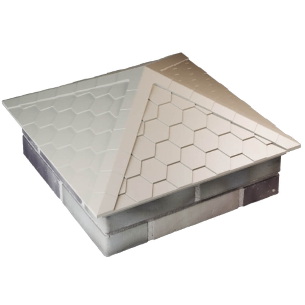 Колпак Zking Эверест Бежевый на столб 2х2 кирпича (535х535мм) Алушта фото