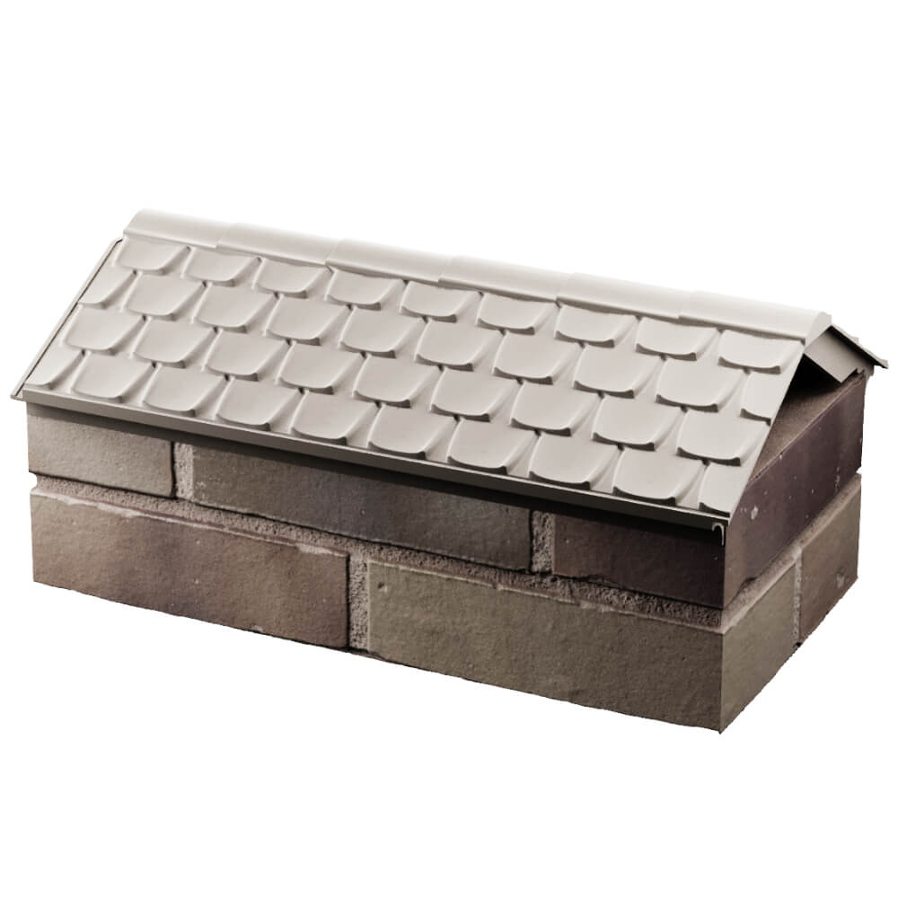 Парапет Zking Эльбрус Бежевый с посадкой на 1 кирпич (255мм) в Алуште фото