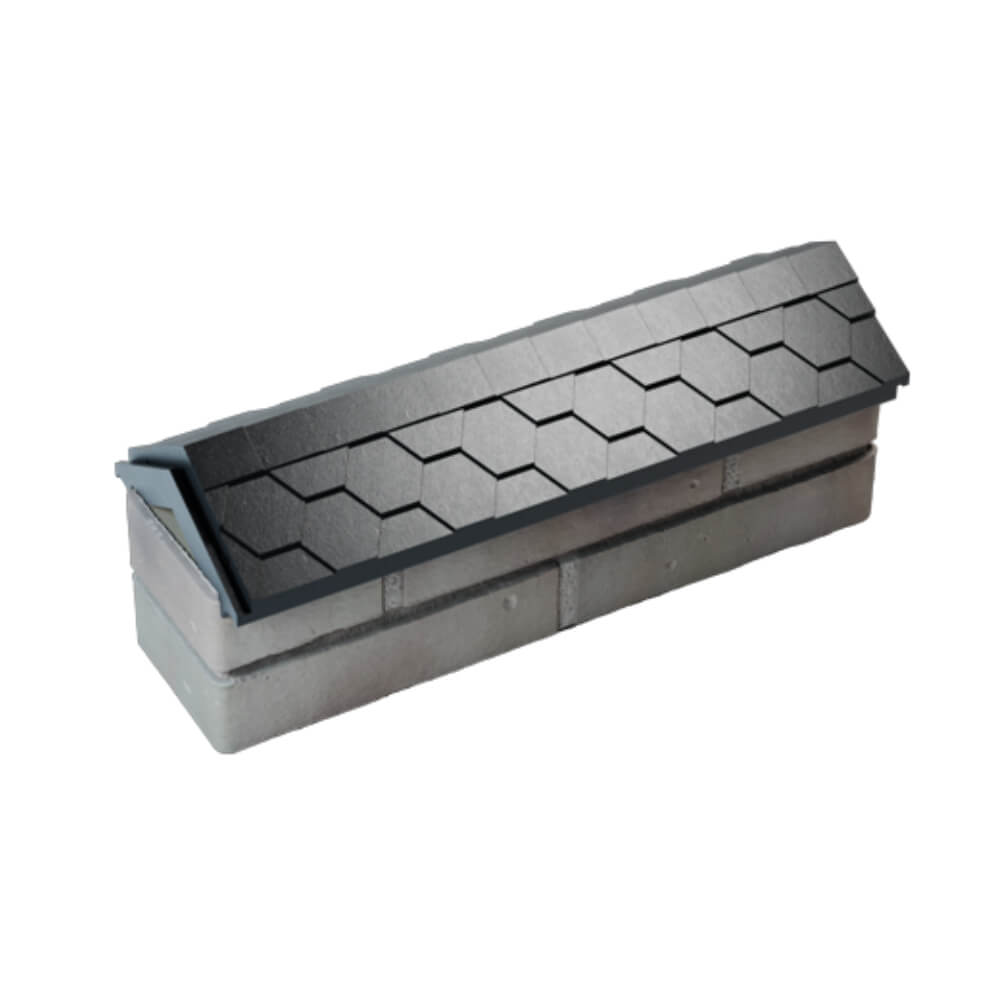 Парапет Zking Эверест Черный с посадкой на 0.5 кирпича (130мм) в Алуште фото