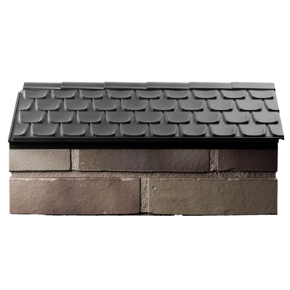 Парапет Zking Эльбрус Серый с посадкой на 1 кирпич (255мм) в Алуште фото
