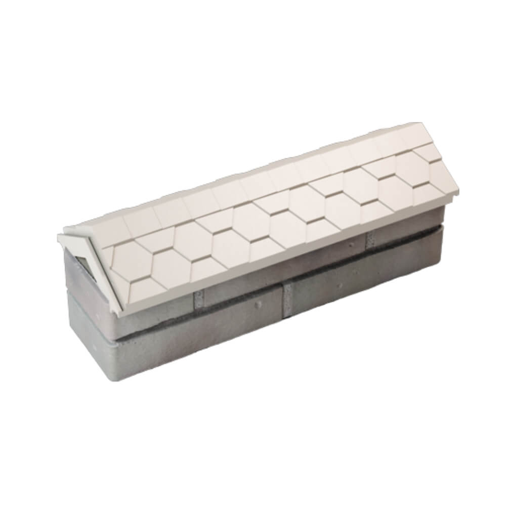 Парапет Zking Эверест Бежевый с посадкой на 0.5 кирпича (130мм) в Алуште фото