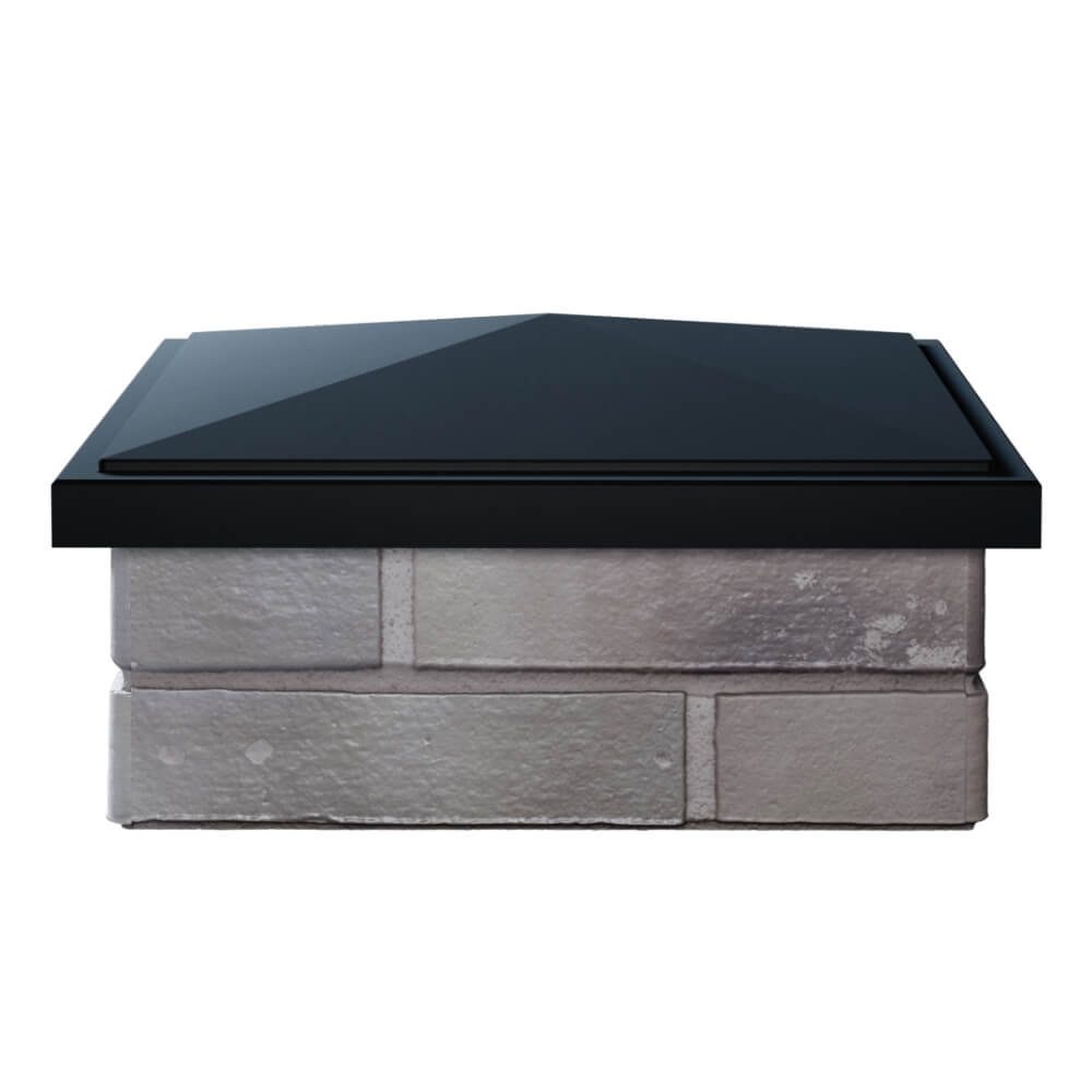 Колпак Zking БонаМоно Черный на столб 1.5х1.5 кирпича (385х385, 400х400мм) Алушта фото