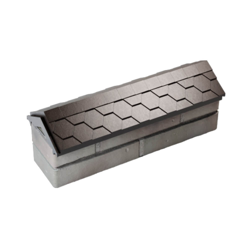 Парапет Zking Эверест Коричневый с посадкой на 0.5 кирпича (130мм) в Алуште фото