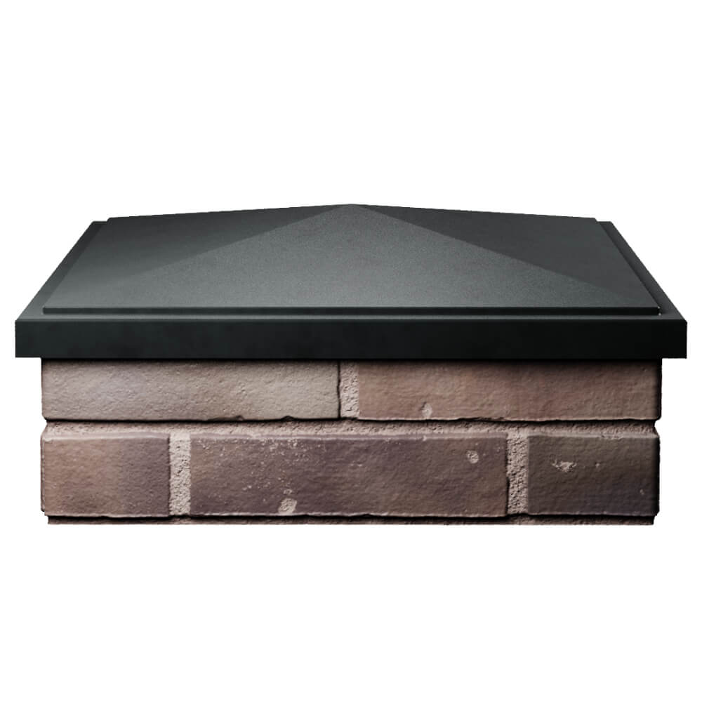 Колпак Zking БонаМоно Черный на столб 2х2 кирпича (515х515, 530х530мм) Алушта фото