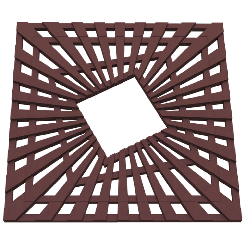 Приствольная решетка для дерева ZKING ATMOSPHERE 1.2х1.2м Коричневая в Алуште фото