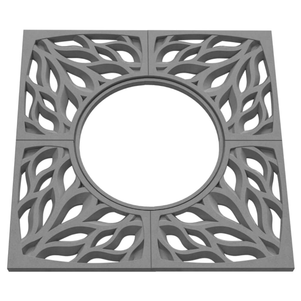 Приствольная решетка для дерева ZKING CRUST 1.2х1.2м Серая в Алуште фото