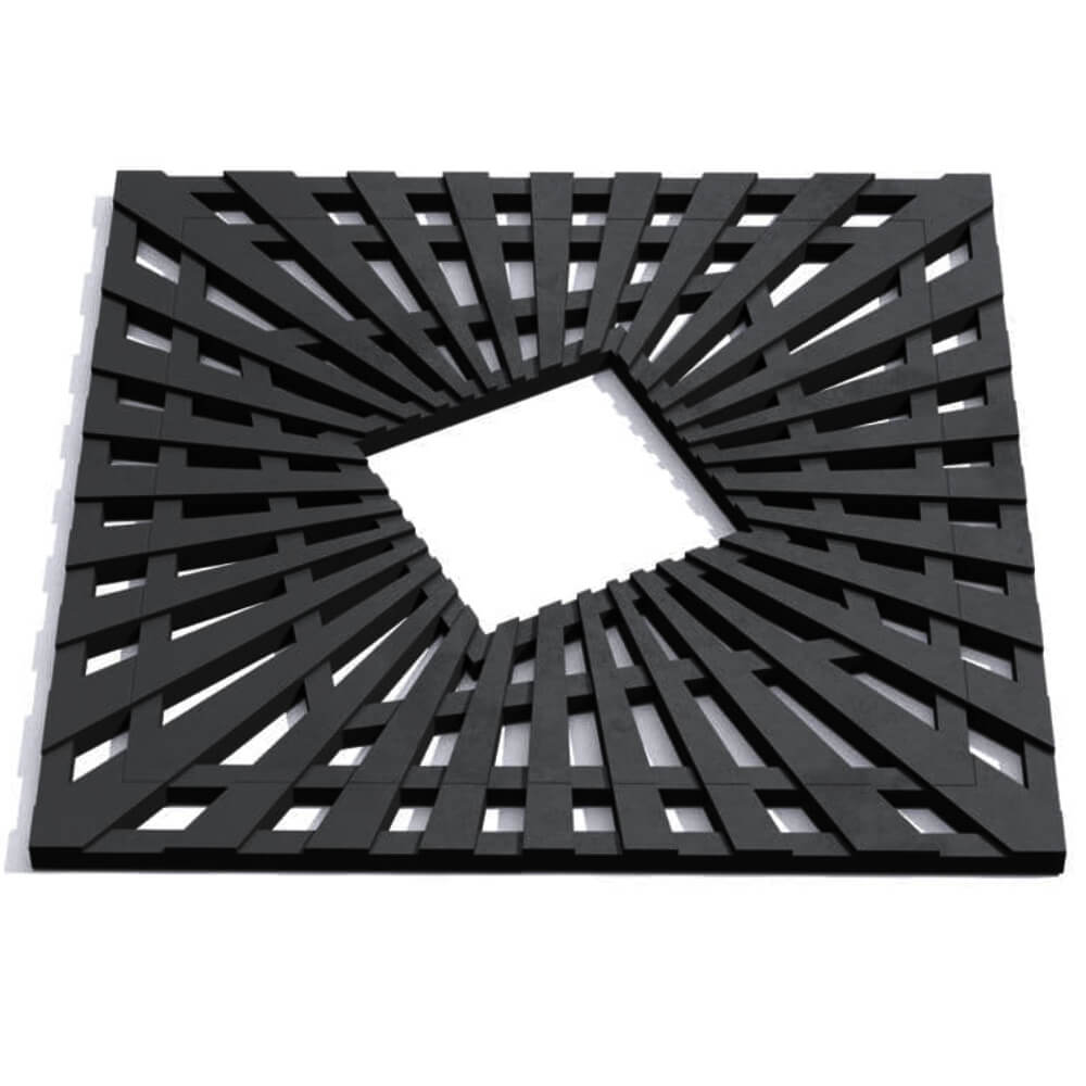 Приствольная решетка для дерева ZKING ATMOSPHERE 1.2х1.2м Черная Алушта фото