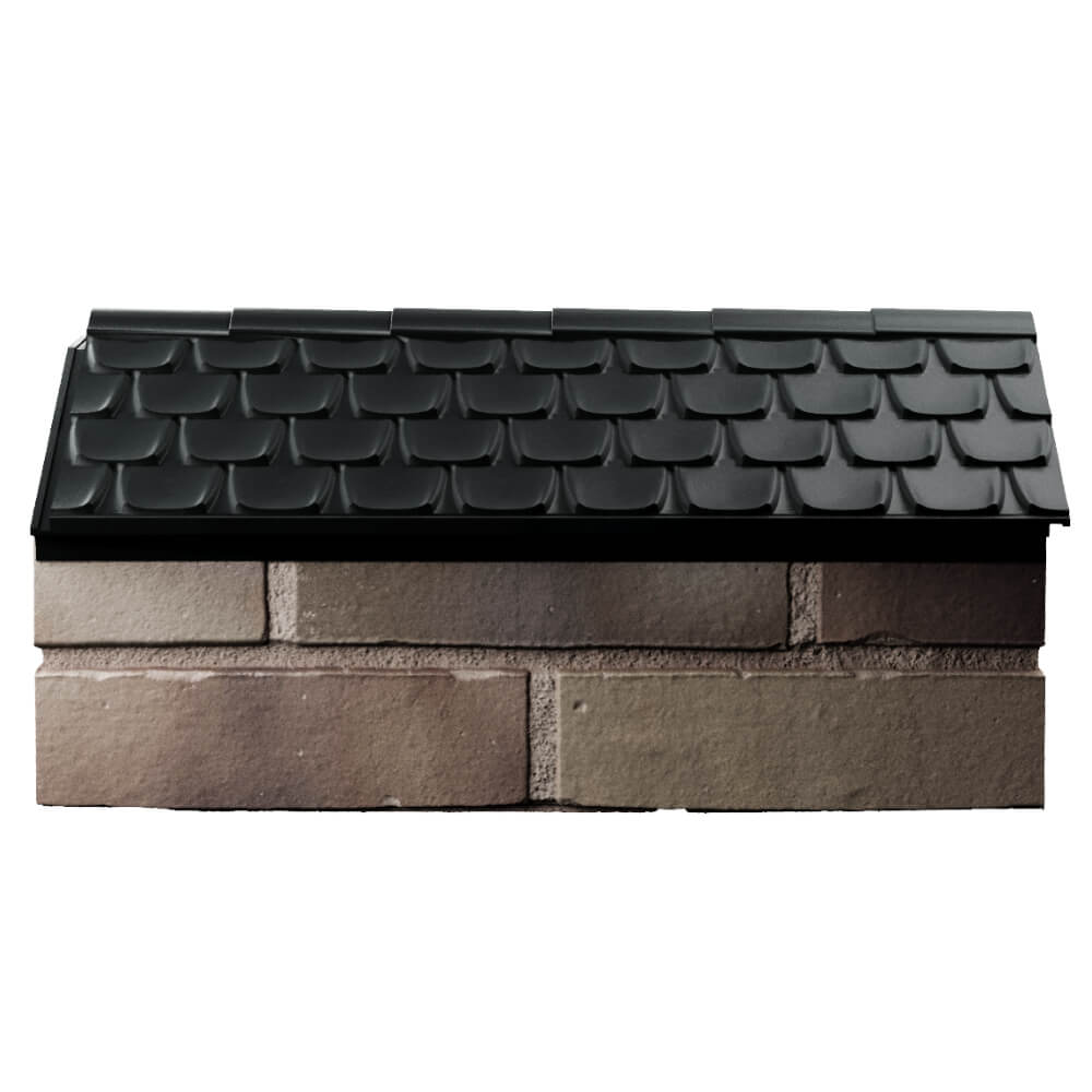 Парапет Zking Эльбрус Черный с посадкой на 1 кирпич (255мм) в Алуште фото