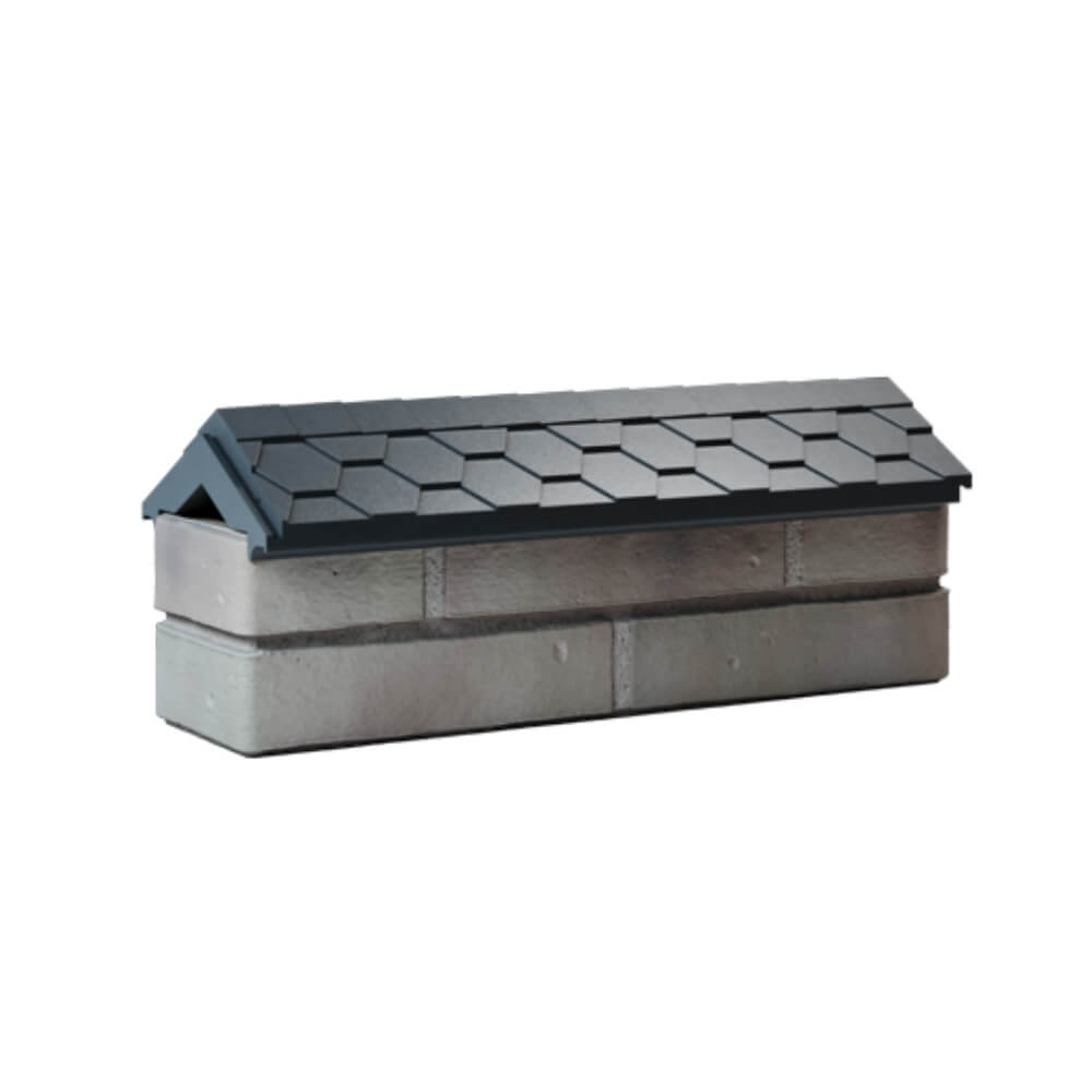 Парапет Zking Эверест Серый с посадкой на 0.5 кирпича (130мм) Алушта фото