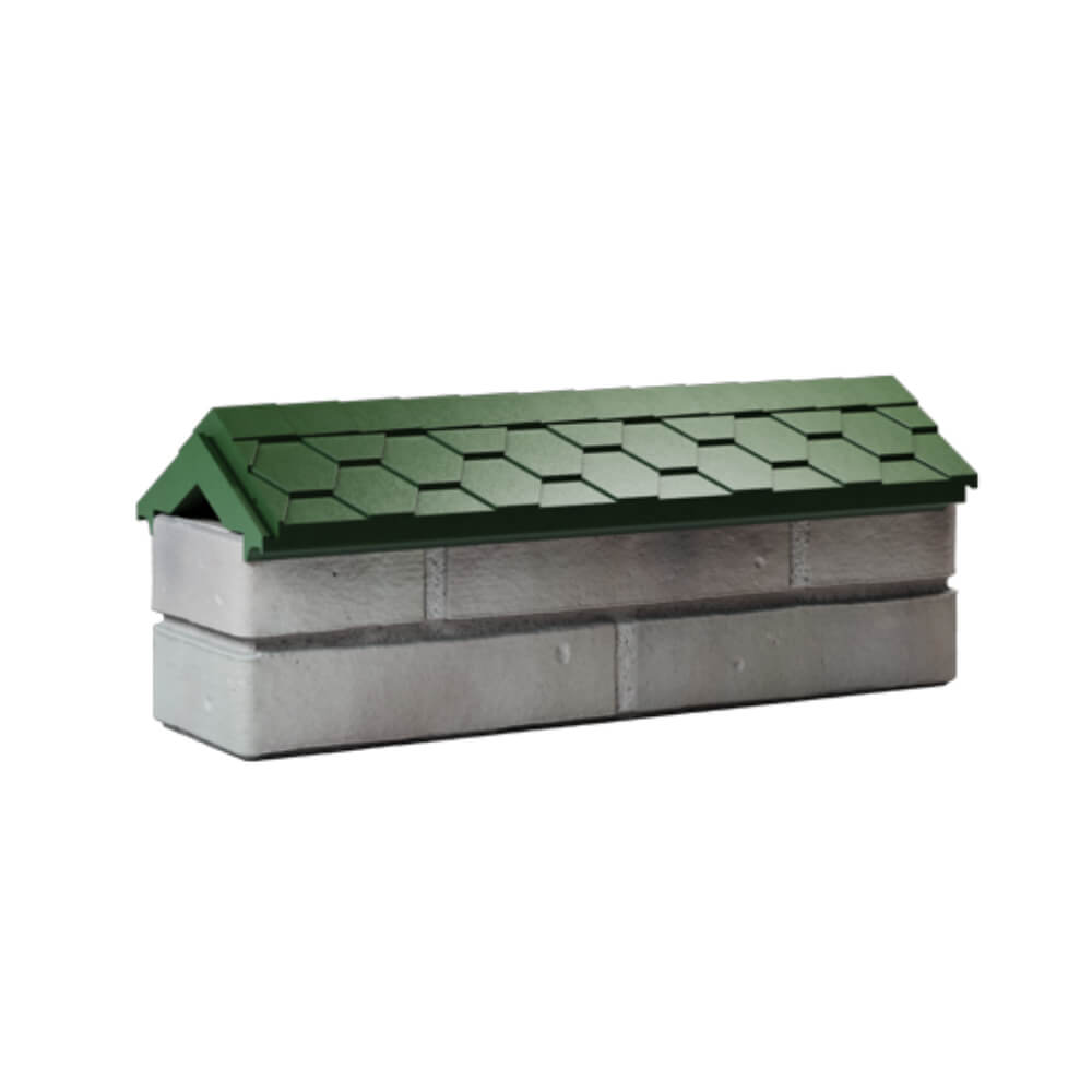 Парапет Zking Эверест Зеленый с посадкой на 0.5 кирпича (130мм) Алушта фото