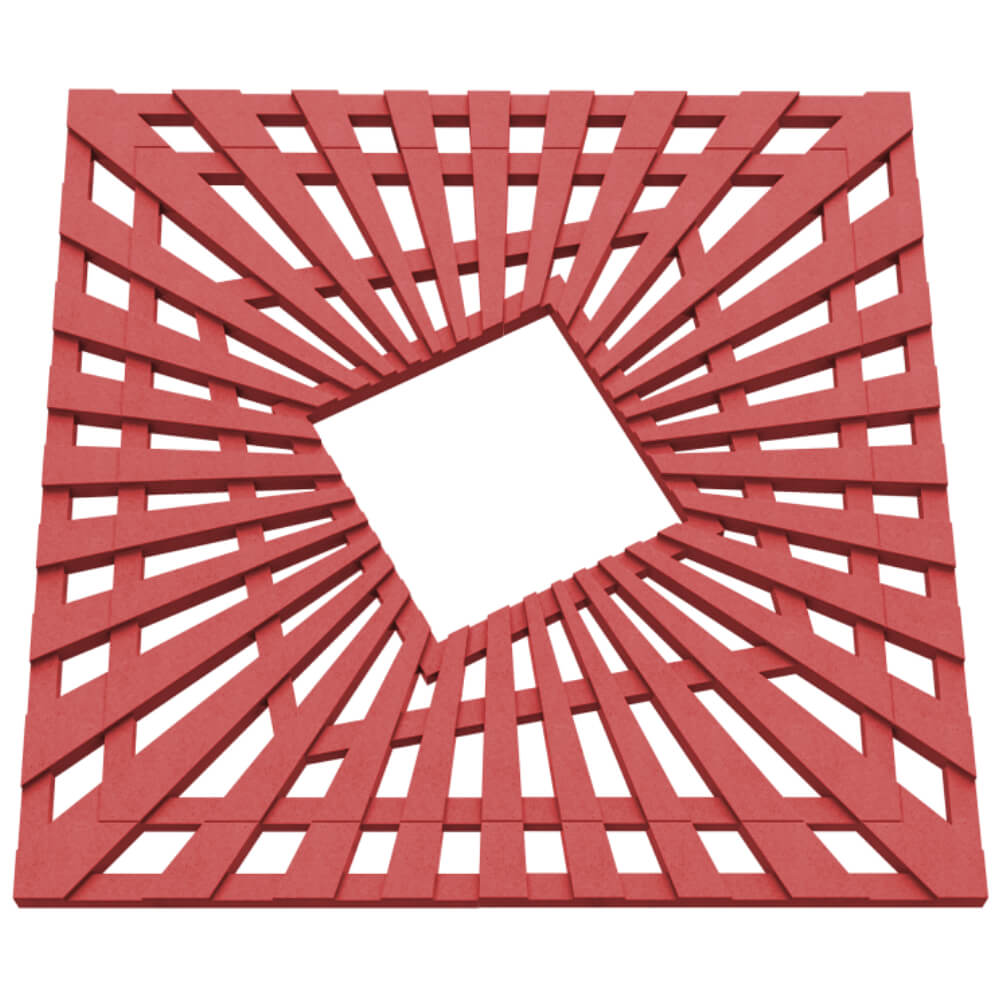 Приствольная решетка для дерева ZKING ATMOSPHERE 1.2х1.2м Красная в Алуште фото