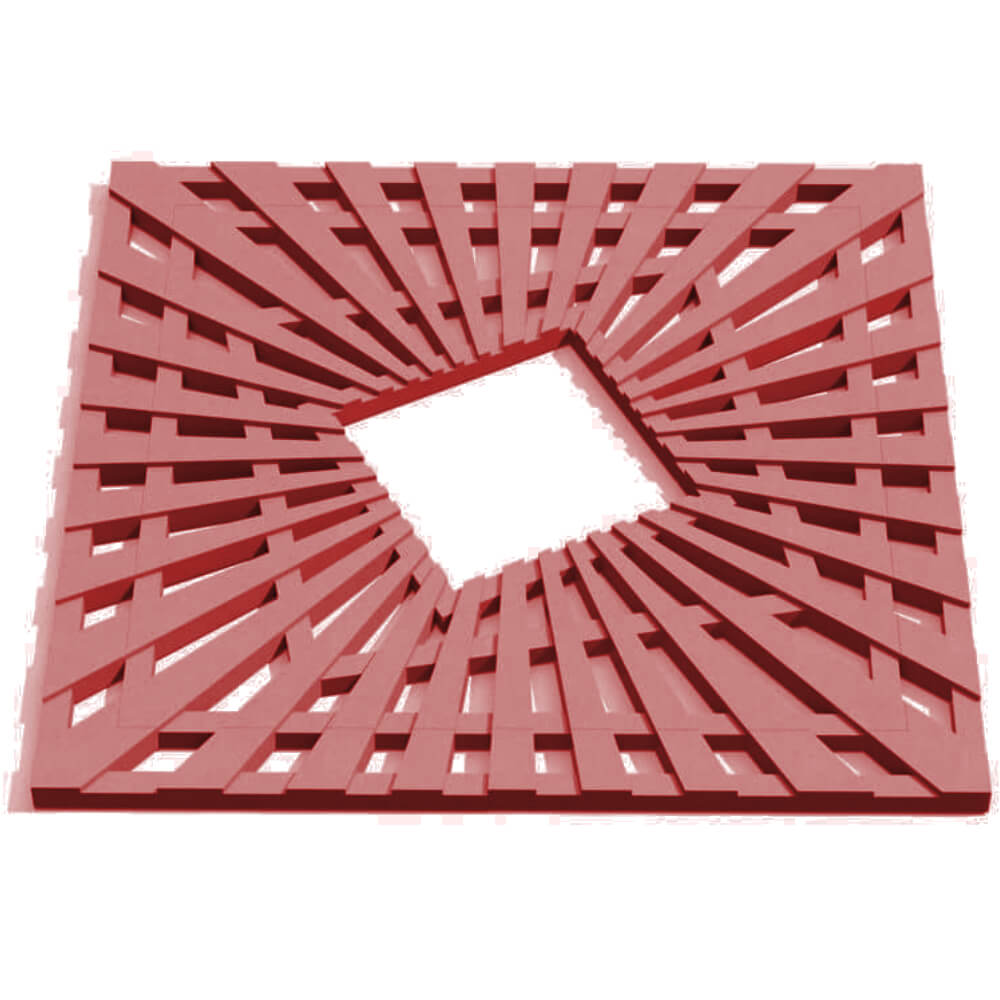 Приствольная решетка для дерева ZKING ATMOSPHERE 1.2х1.2м Красная Алушта фото