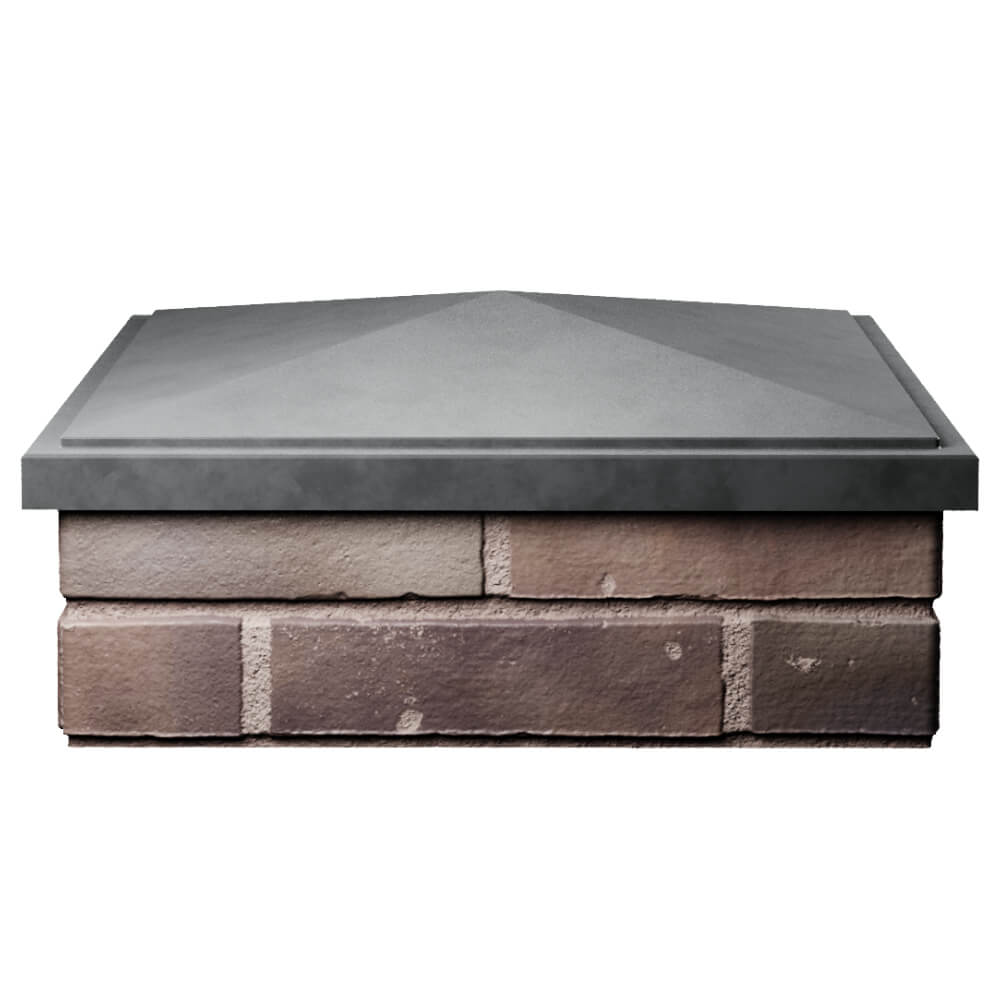 Колпак Zking БонаМоно Серый на столб 2х2 кирпича (515х515, 530х530мм) Алушта фото