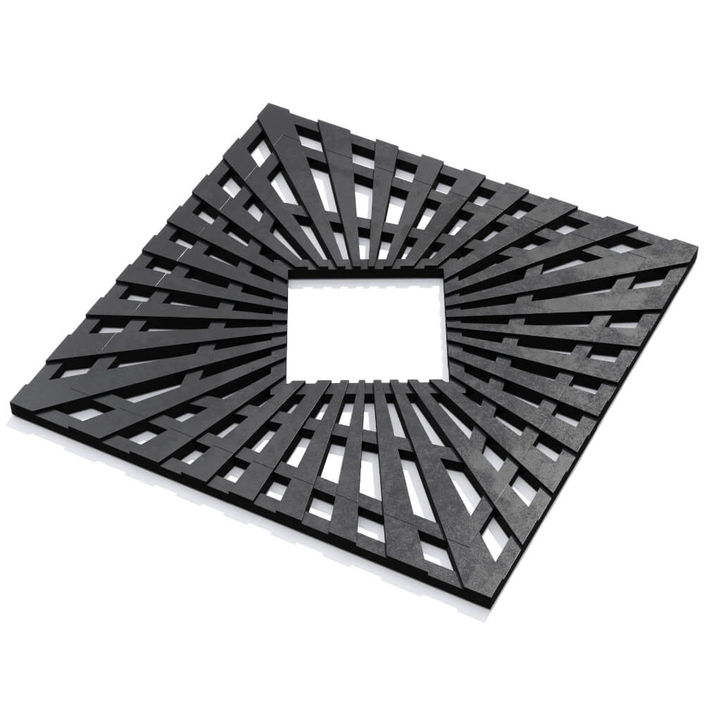 Приствольная решетка для дерева ZKING ATMOSPHERE 1.2х1.2м Черная в Алуште фото