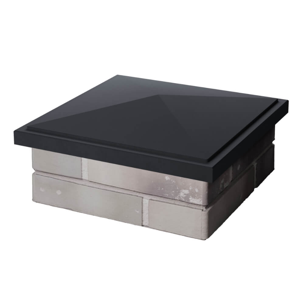 Колпак Zking БонаМоно Серый на столб 1.5х1.5 кирпича (385х385, 400х400мм) в Алуште фото