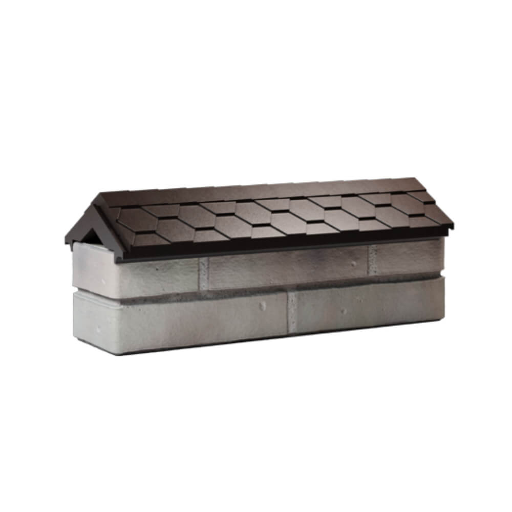 Парапет Zking Эверест Коричневый с посадкой на 0.5 кирпича (130мм) Алушта фото