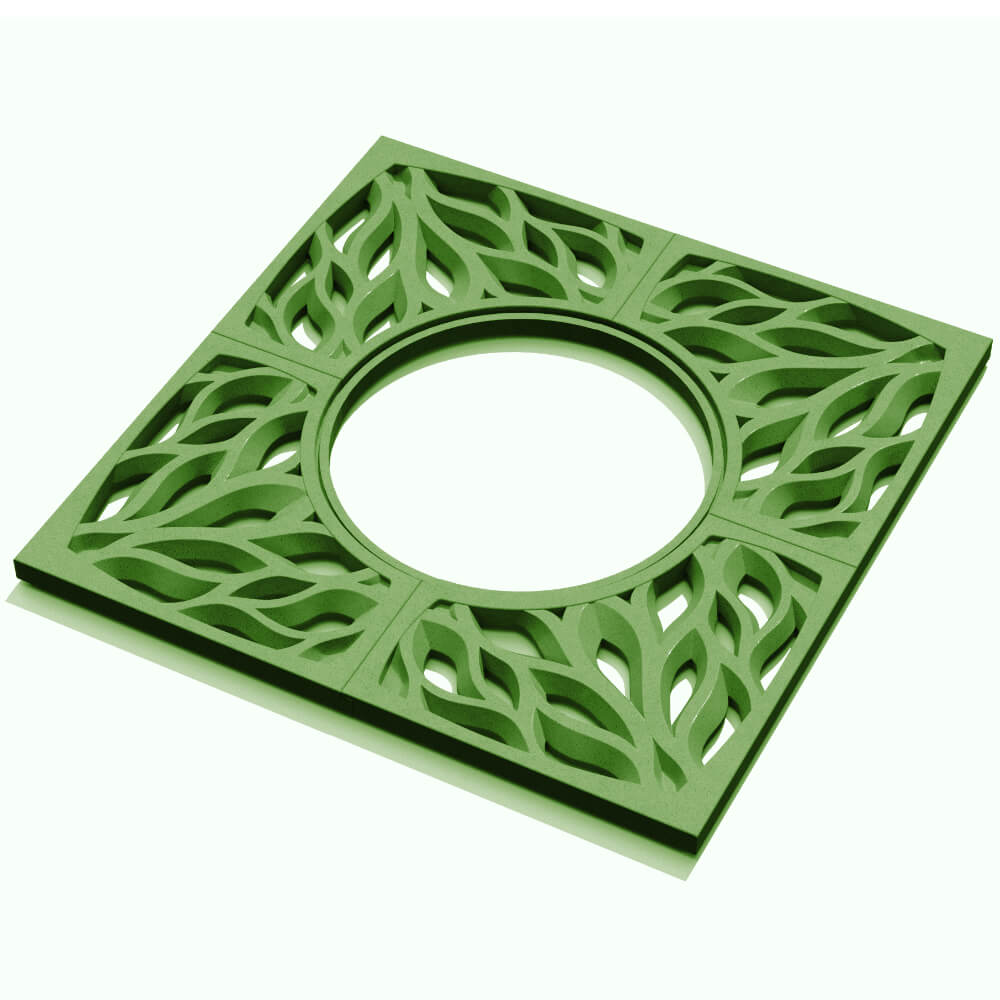 Приствольная решетка для дерева ZKING CRUST 1.2х1.2м Зеленая в Алуште фото