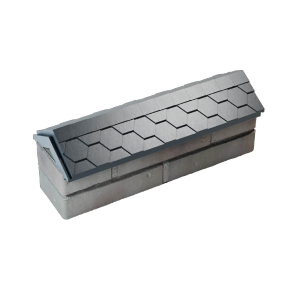 Парапет Zking Эверест Серый с посадкой на 0.5 кирпича (130мм) в Алуште фото